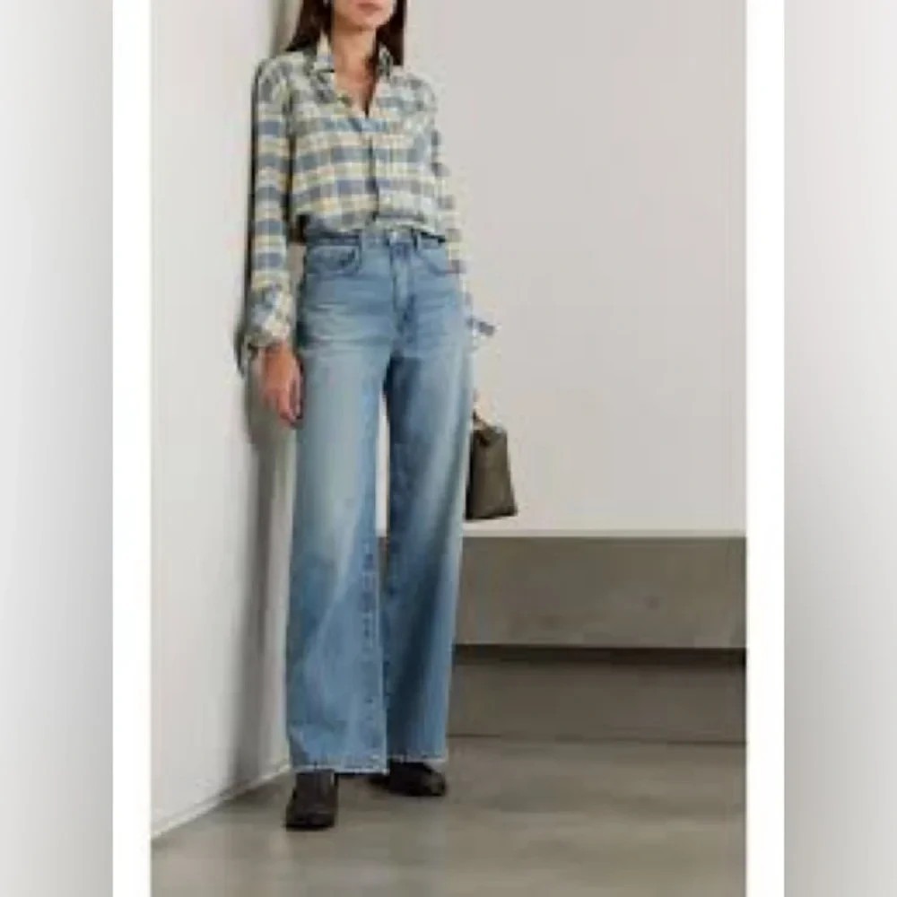 Frame Le Jane Wide Leg Jean in Varsity Blues Size 26